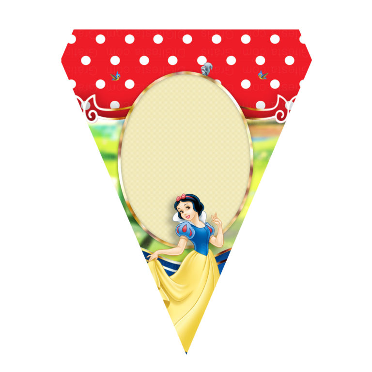 5 Artes Convite Branca De Neve Grt