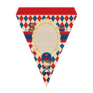 Bandeirinhas de Letras Soldadinho de Chumbo Grátis