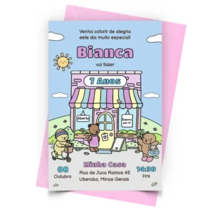 Convite Bobbie Goods T2 Personalizado - Depois