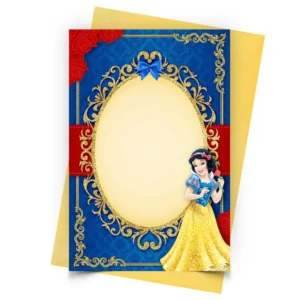 Convite Branca de Neve Personalizado - Antes