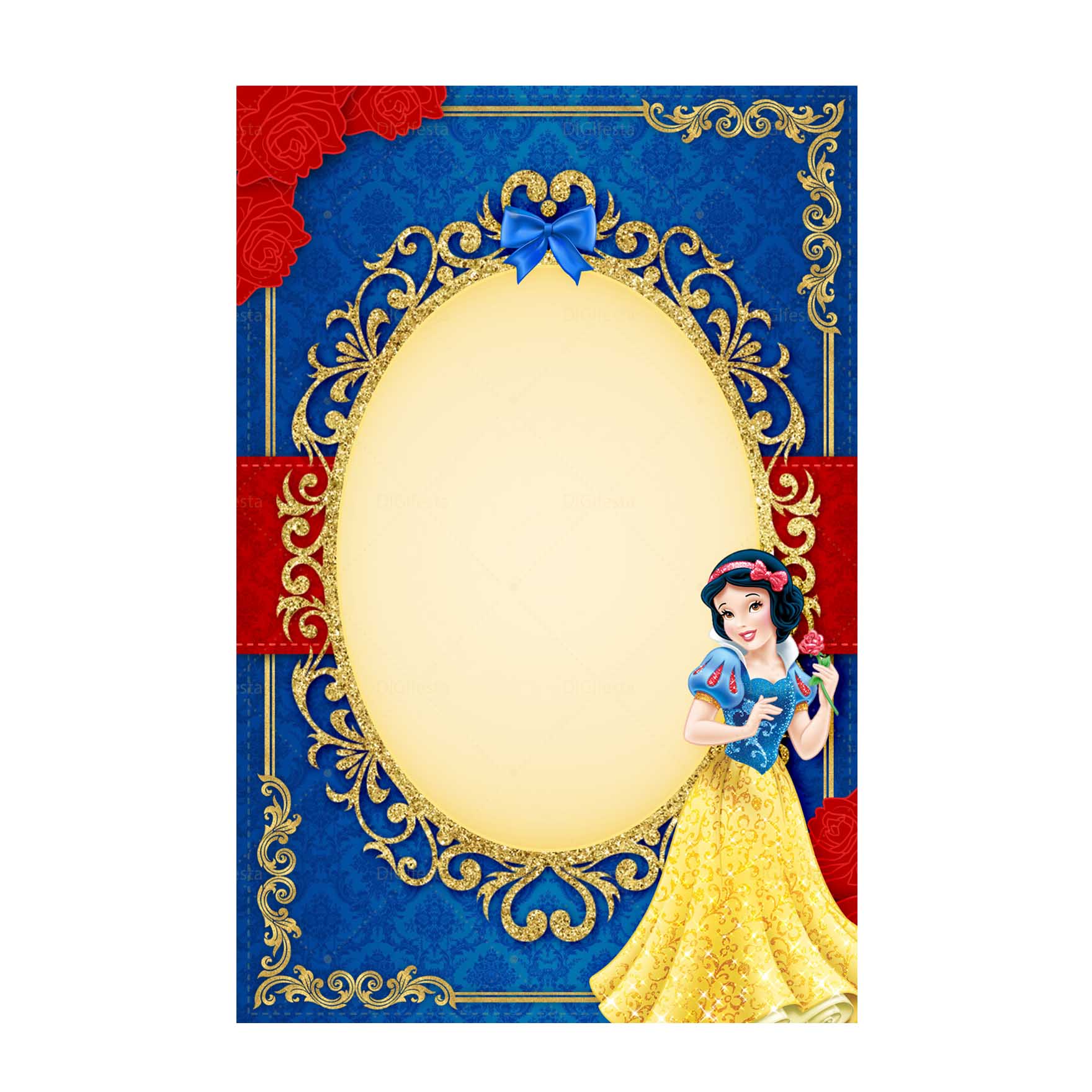 Convite Branca de Neve T2 Grátis