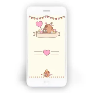 Convite Capivara Whattapp Personalizado - Antes