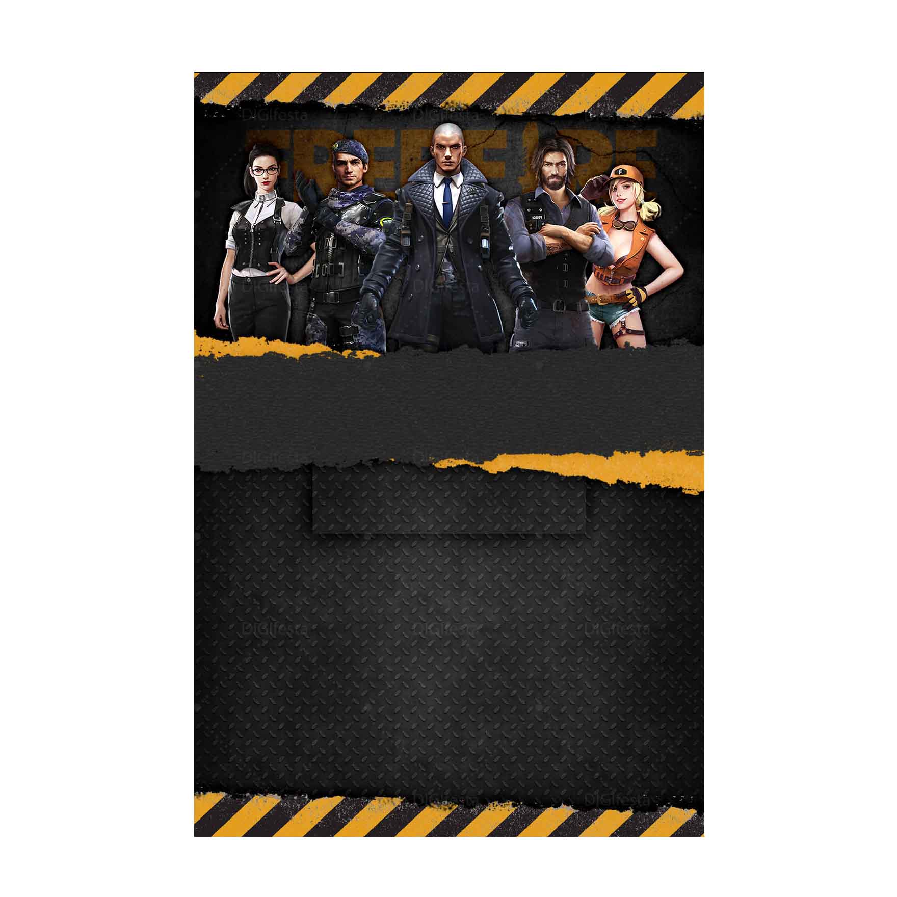 Convite Freefire Grátis