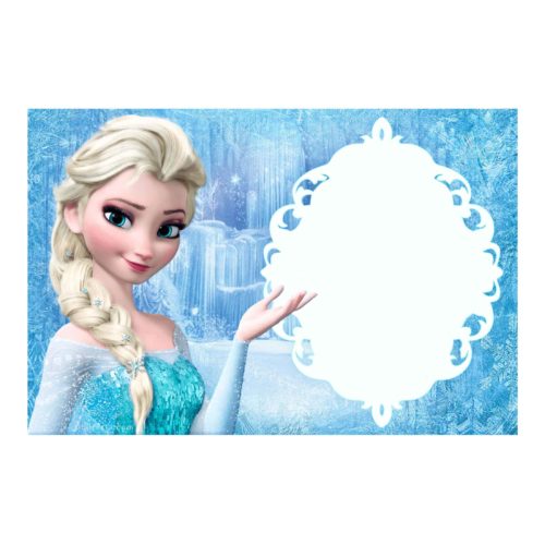 10+ Artes] Convite Frozen Grátis para editar e imprimir