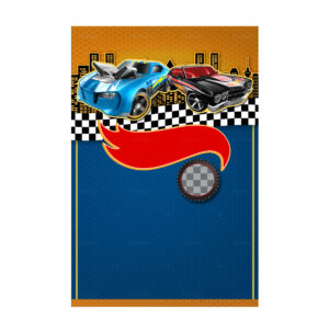 Convite Hot Wheels T2 Grátis