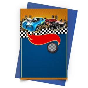 Convite Hot Wheels t2 Personalizado - Antes