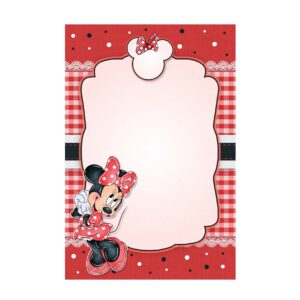 Convite Minnie Vermelha T2 Grátis
