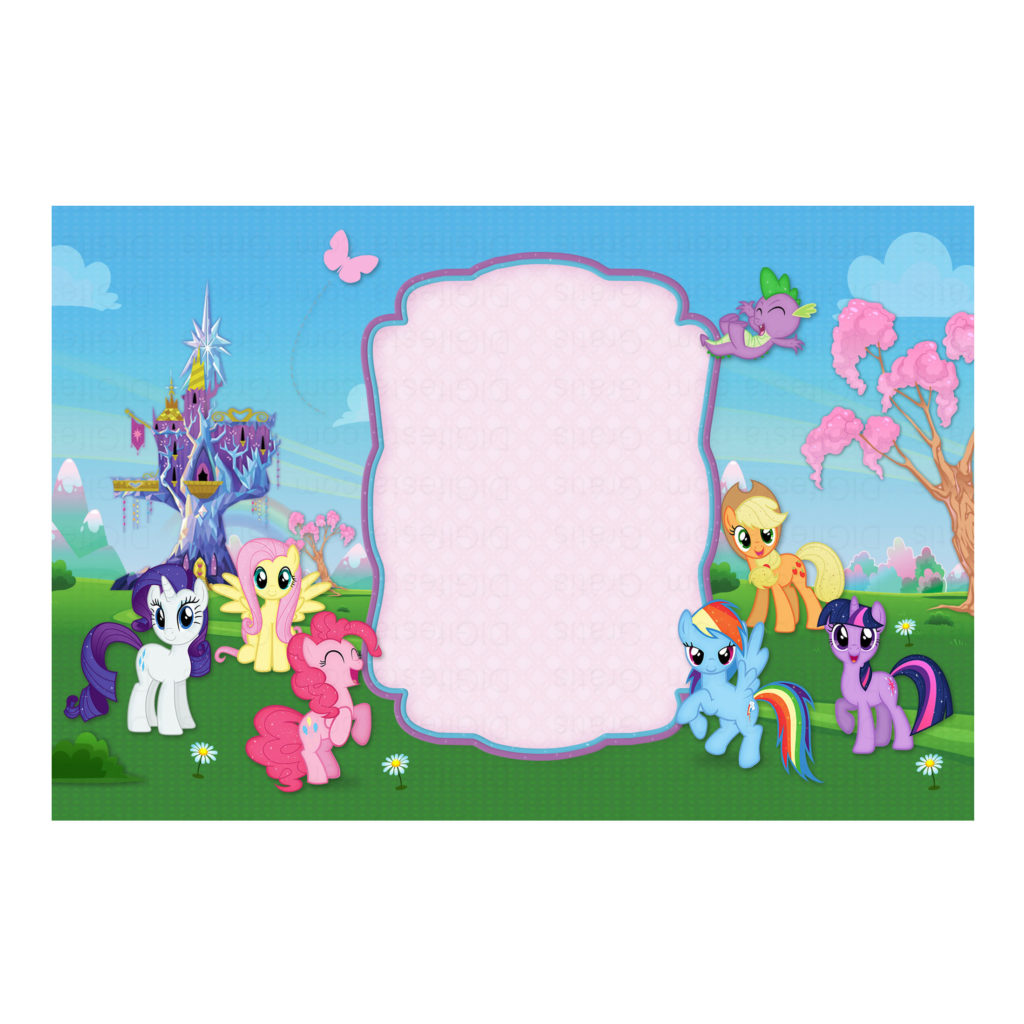 KIT ETIQUETA - TEMA LITTLE PONY