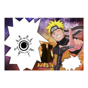 Convite aniversario naruto para editar online