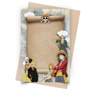 Convite One Piece Personalizado - Antes