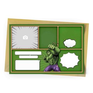 Convite Personalizado Hulk 1