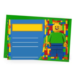 Convite Personalizado Lego