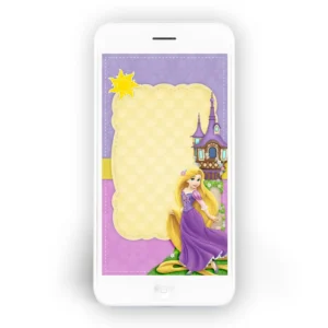 Convite Rapunzel Whatsapp Personalizado - Antes