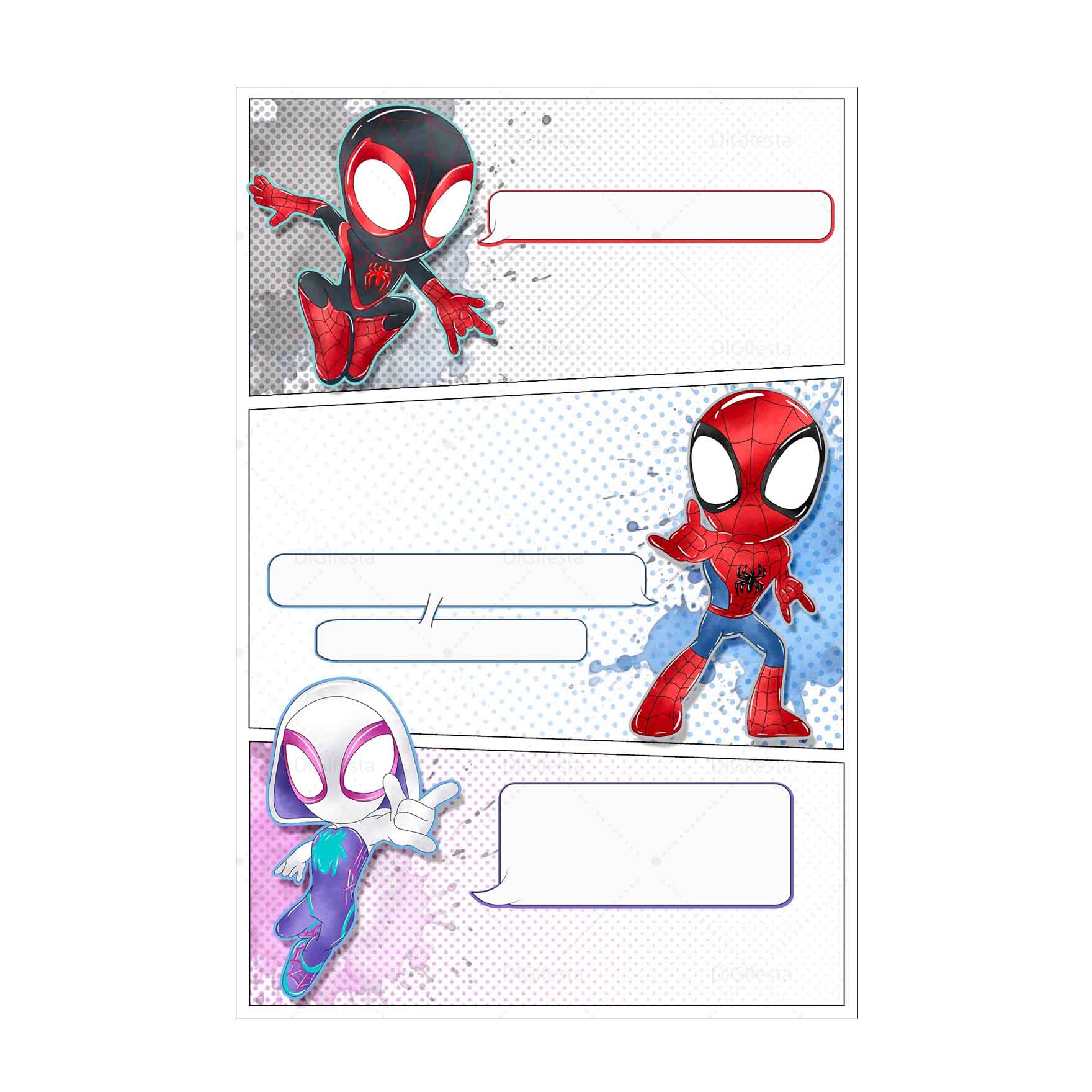 Convite Spidey e seus amigos espetaculares Grátis