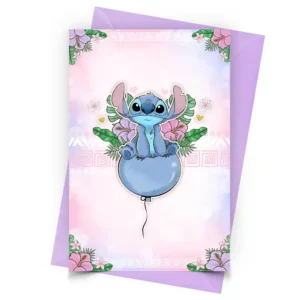 Convite Stitch Tema 2 Personalizado - Antes