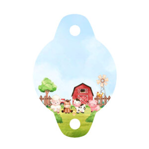 Enfeite de Canudo Animais da Quinta Grátis