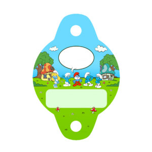 Enfeite de Canudo Smurfs Grátis