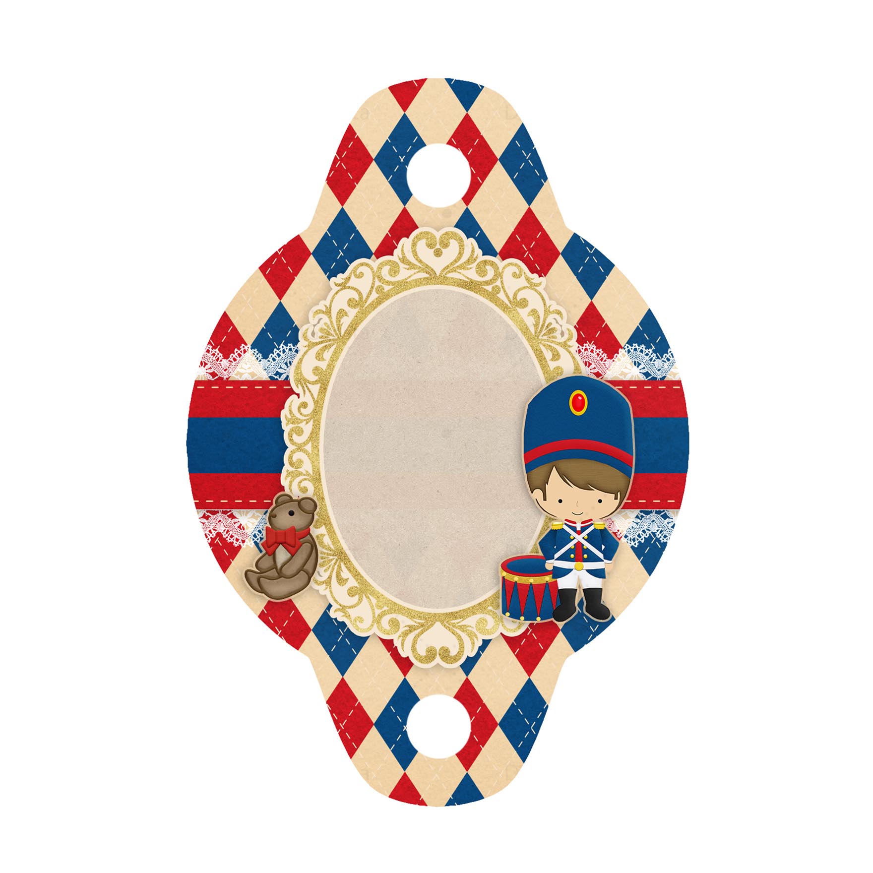 Enfeite de Canudo Soldadinho de Chumbo Grátis