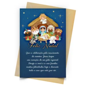 Lembrancinha de Natal Presépio Personalizado - Depois