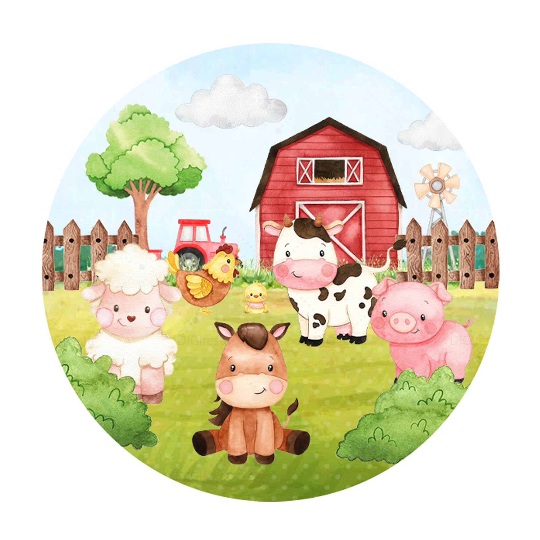 Rodelinha Animais da Quinta Grátis