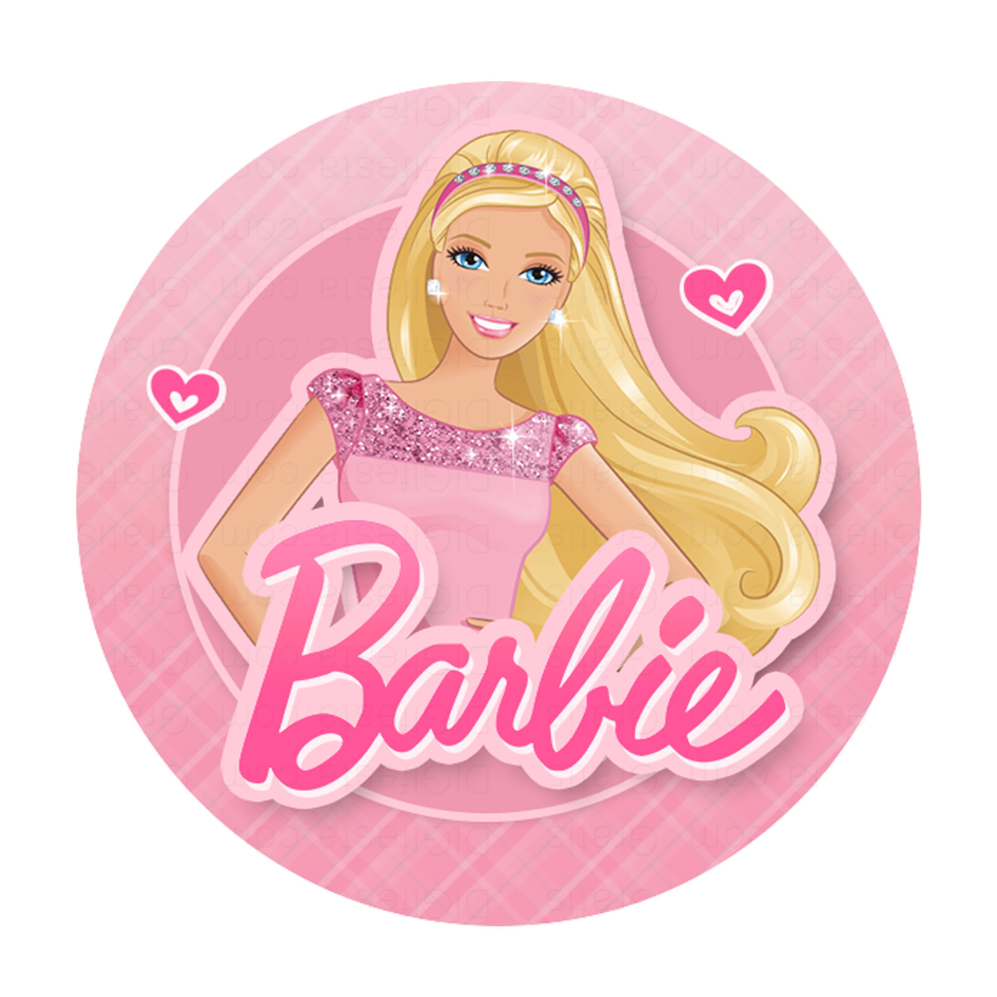 Criar convite de Barbie Party online grátis