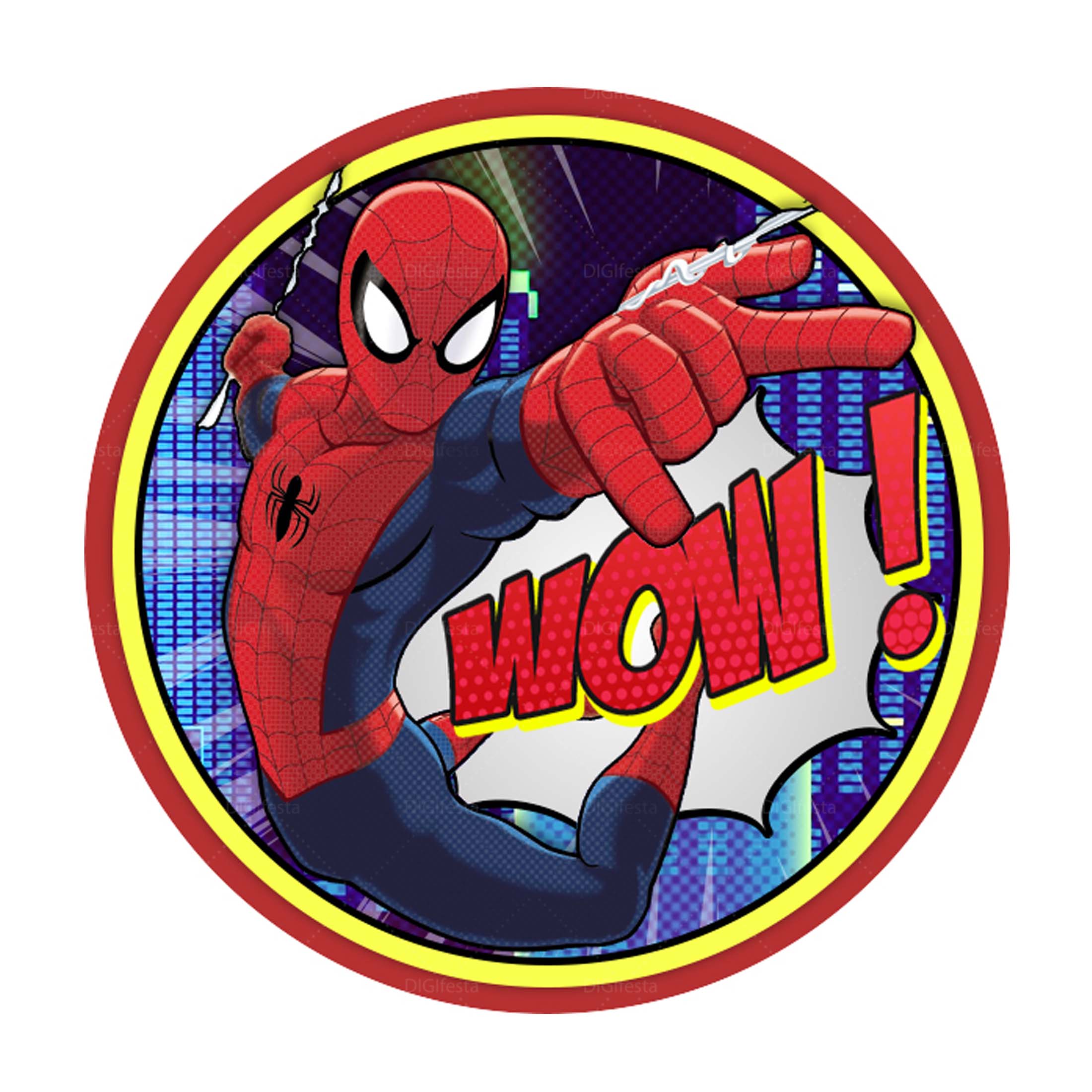 Convite Homem Aranha - Edite grátis com nosso editor online