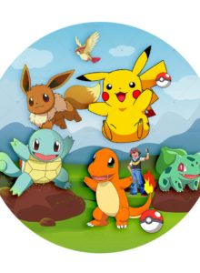 Convite Pokémon Grátis - Modelo DIY e para Editar Online!