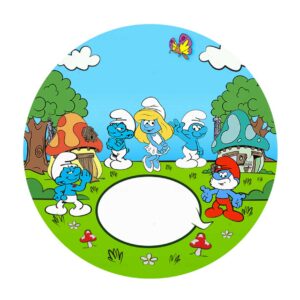 Rodelinha Smurfs para Texto Grátis