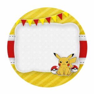 Rodelinha para Texto Pikachu Grátis