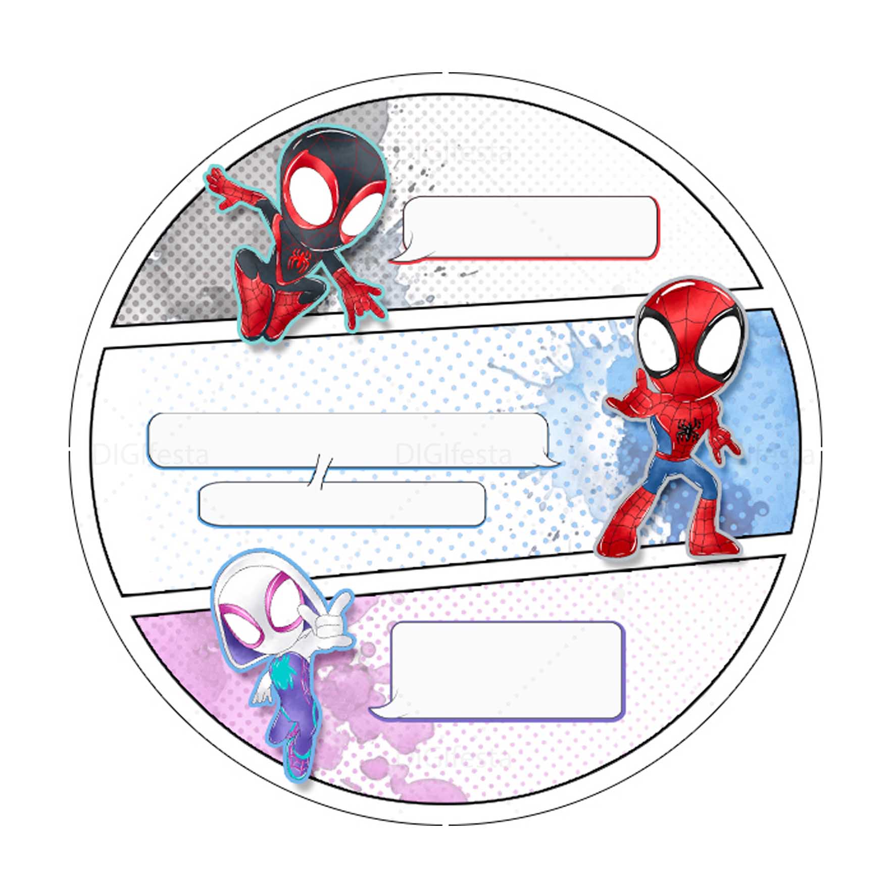 Rodelinha para Texto Spidey e seus amigos espetaculares Grátis