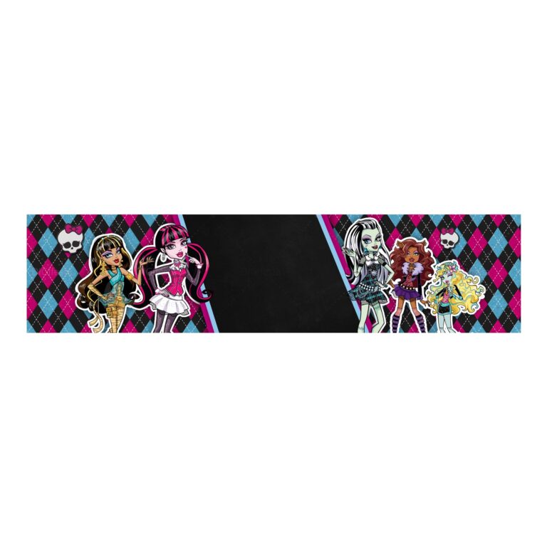 Rótulo Monster High Grátis