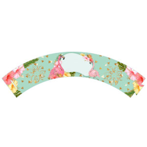 Saia de Cupcake Flamingo T2 Grátis