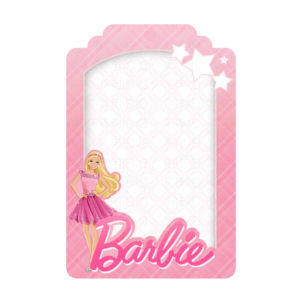 Convite da barbie - Edite grátis com nosso editor online