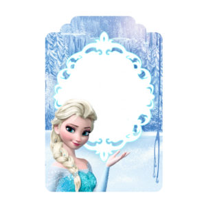 Convite aniversário frozen para editar Edite Online