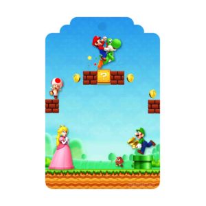 Convite Animado Super Mario para Baixar e Editar Grátis