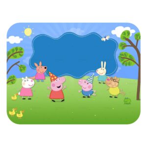 Peppa Pig Casa Convite Digital