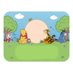 Tampa de Marmitinha Ursinho Pooh Grátis