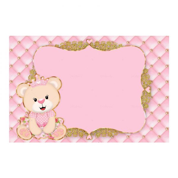 Convite Ursinha Princesa Grátis Para Baixar Editar Artes Ideais